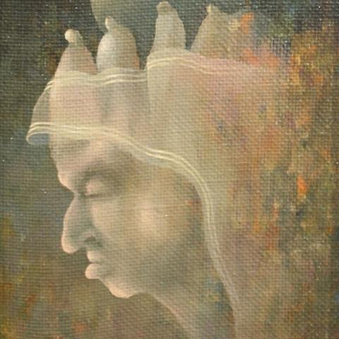 «Ню». 19х14. Холст, масло. «Ассоциации хулигана»