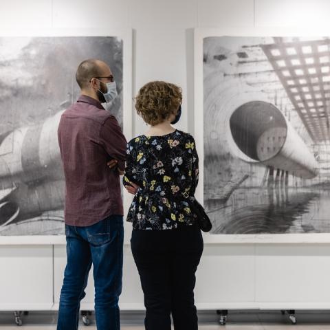 Выставка Кирилла Челушкина "Образ жизни" в галерее современного искусства БИЗОN (4)