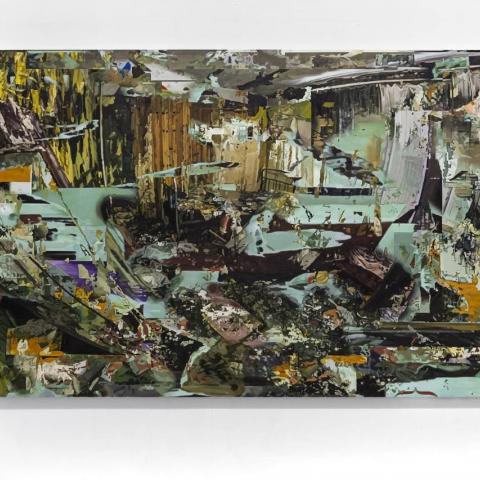 «Room 4», 170х300, холст, масло, 2019