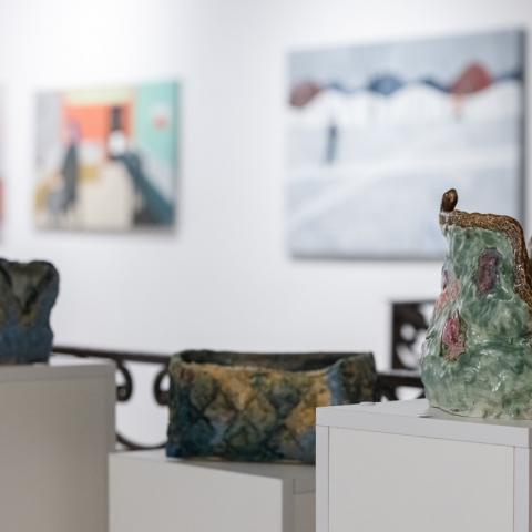 Керамические косметички Екатерины Афониной