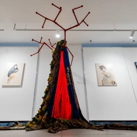 Арт-объект «Прорастание» Радмила Мигулиной