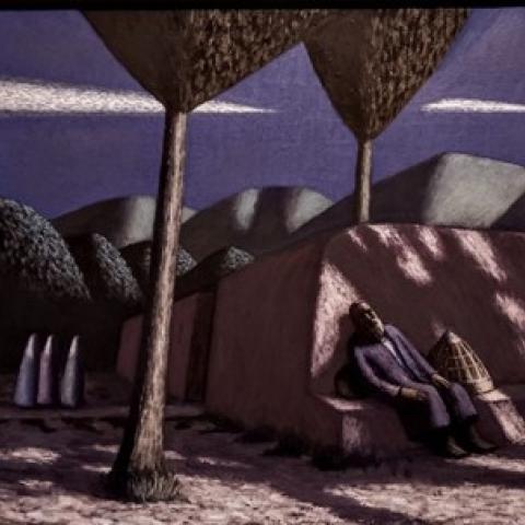  «Дневной сон», холст, масло, 80х110, 2022, Акилов А.К.