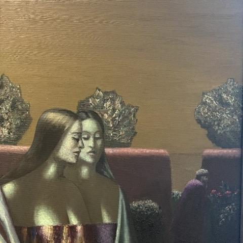 «Ночь», холст, масло, 46х55, 2000, Акилов А.К.