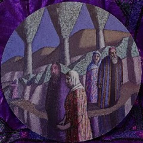 «Гость», холст, масло, DM – 60, 2026, Акилов А.К.