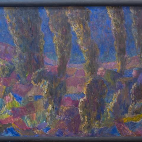  «Муж и жена», холст, масло, 60х80, 2018, Акилов А.К. 